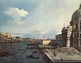 Canaletto The Grand Canal at the Salute Church painting